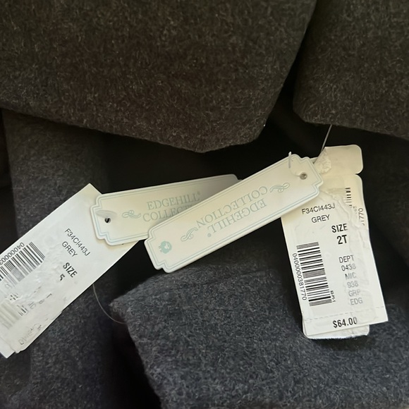 Edgehill Collection Boys Long Sleeve Button Front Dress Coat - Picture 12 of 12